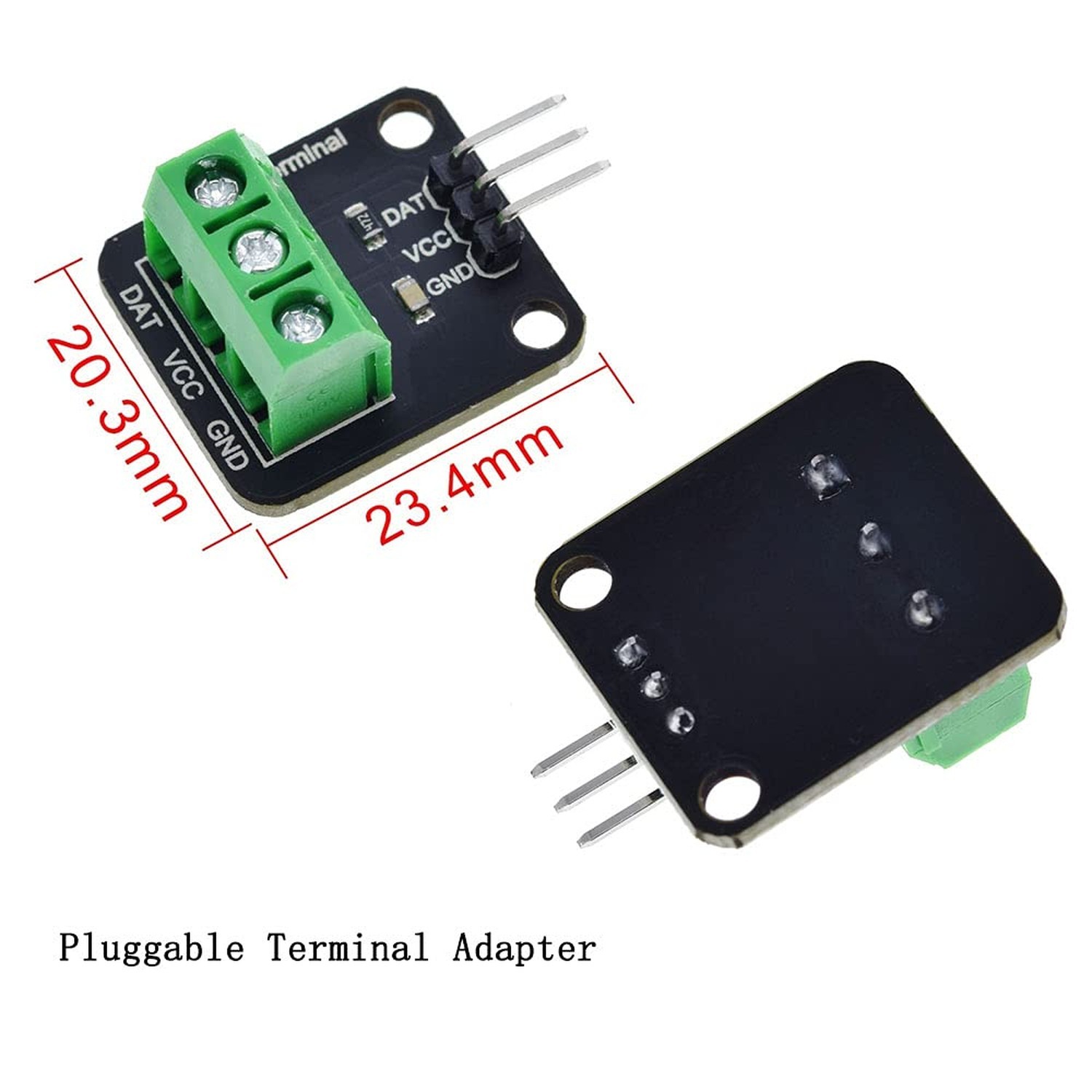 2 Pack Temperature Sensor Module Kit with Waterproof Stainless Steel Probe, T...