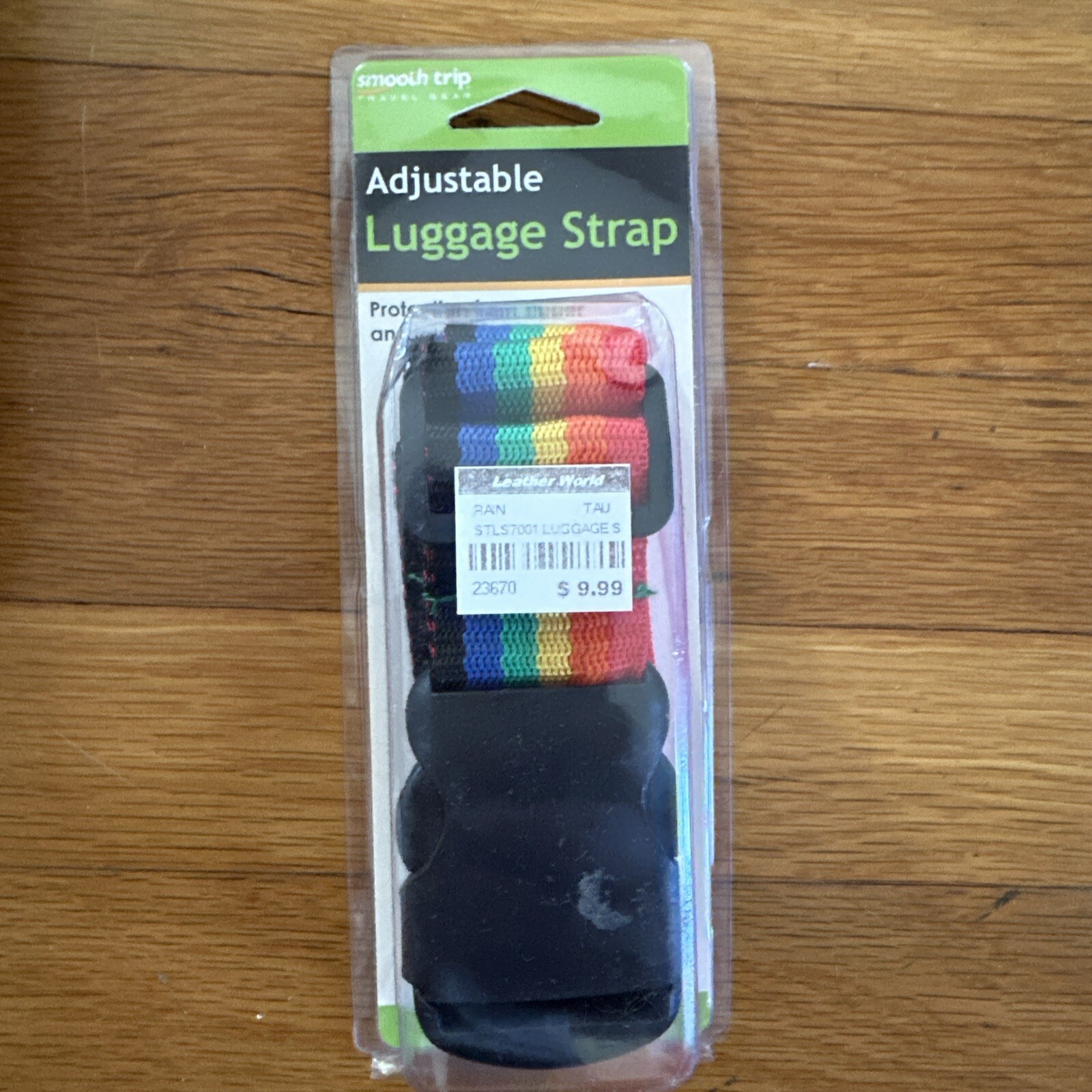 Vintage Smooth Trip Rainbow Adjustable Luggage 83 Strap ST-LS700 New In Package