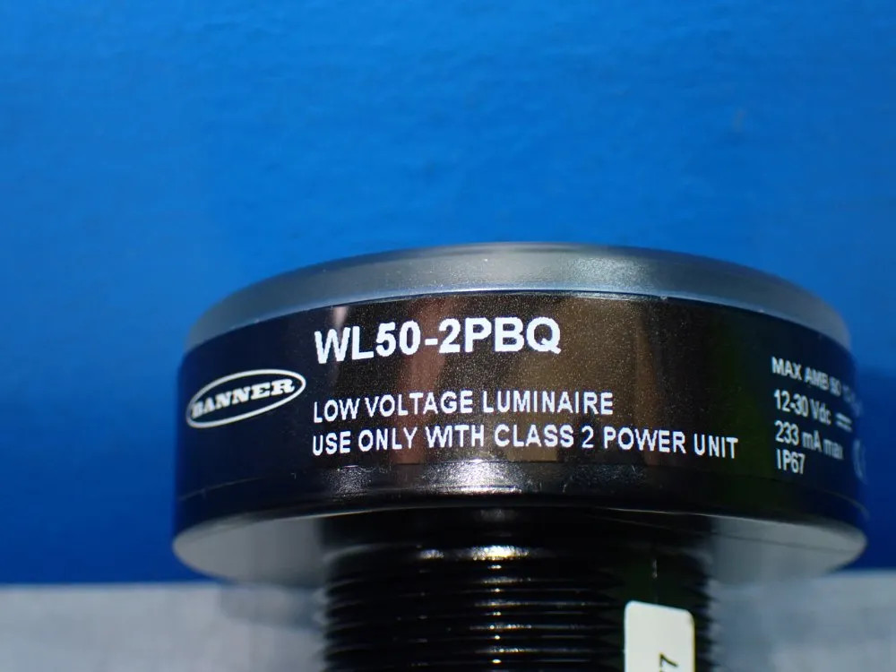 BANNER WL50-2PBQ LED WORKLIGHT 85377 04200391915