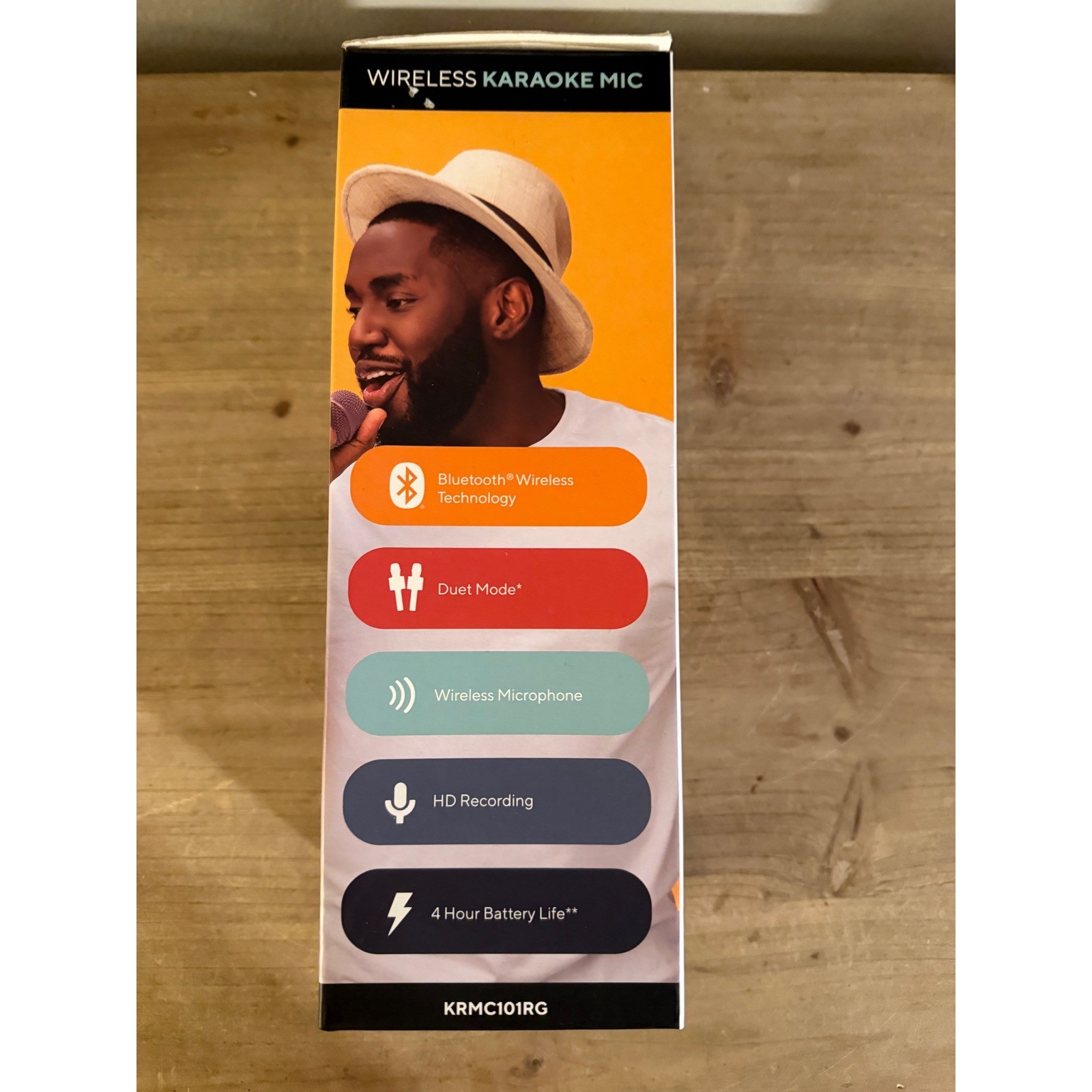 CORE Innovations Wireless Bluetooth Karaoke Microphone Rose Gold Duet Mode