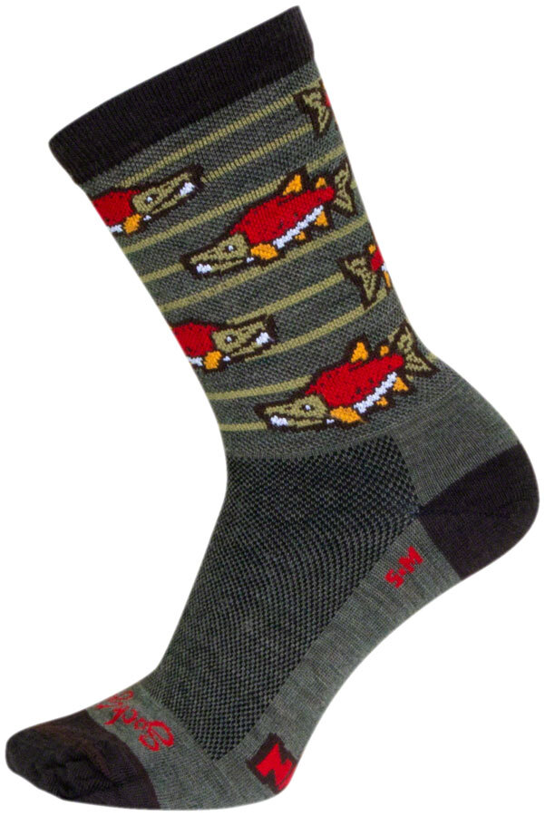 Sockguy Sock Eye 6" Wool Crew S/m