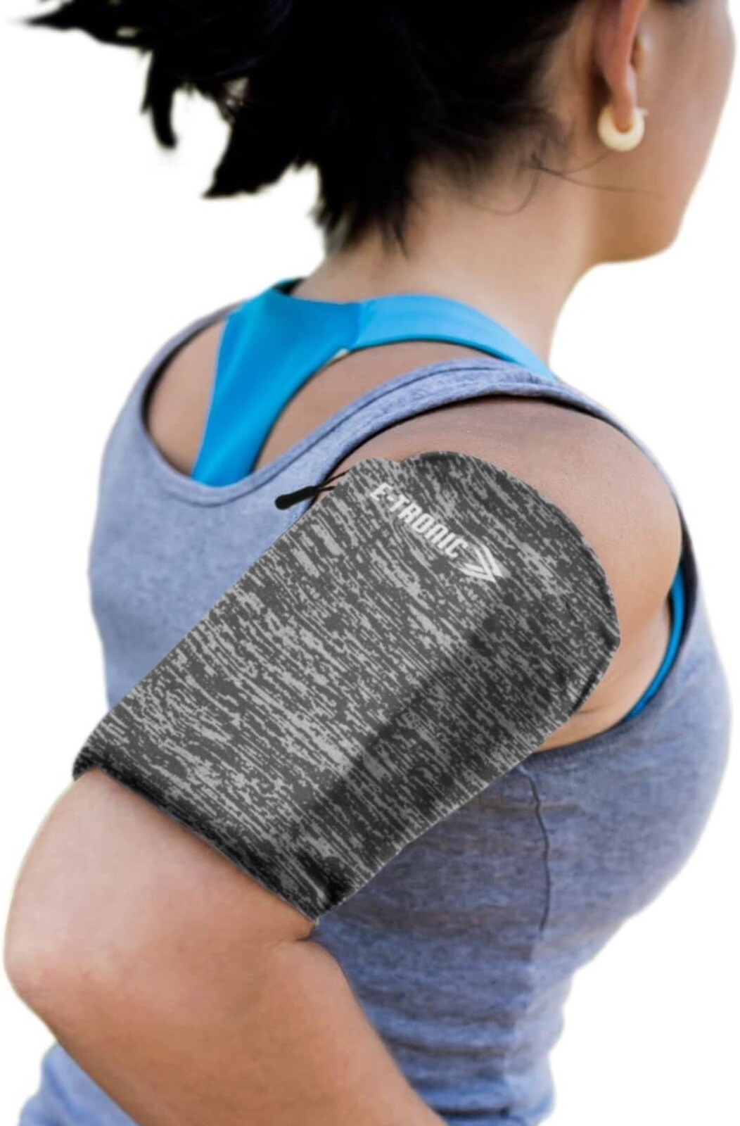 E-Tronic-Edge Running Phone Holder Large Armband Sleeve fits Most Mobile Phones