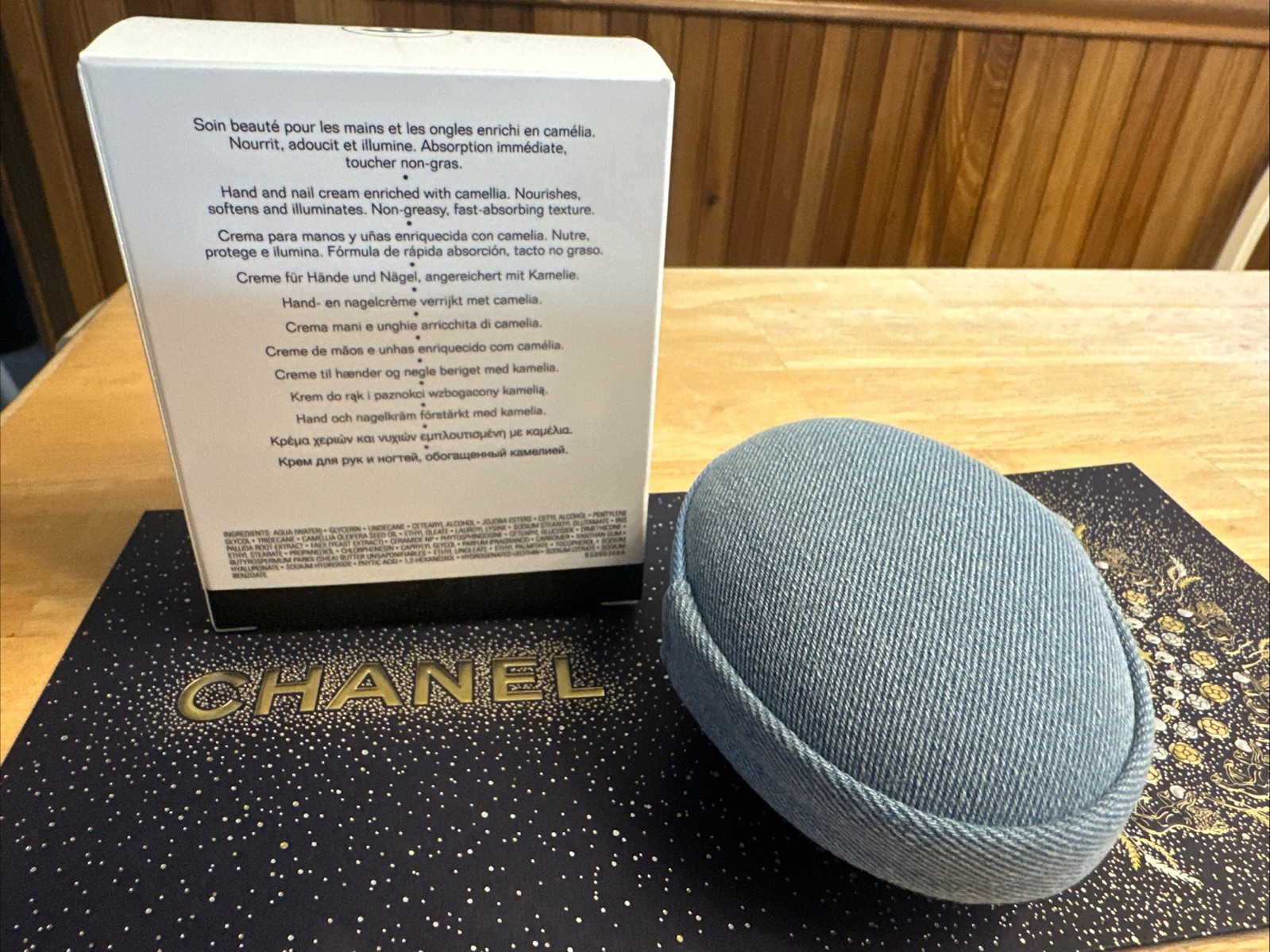 CHANEL LA CRÈME MAIN Hand Cream & Denim Pouch - 2026 Denim Limited Edition BNIB