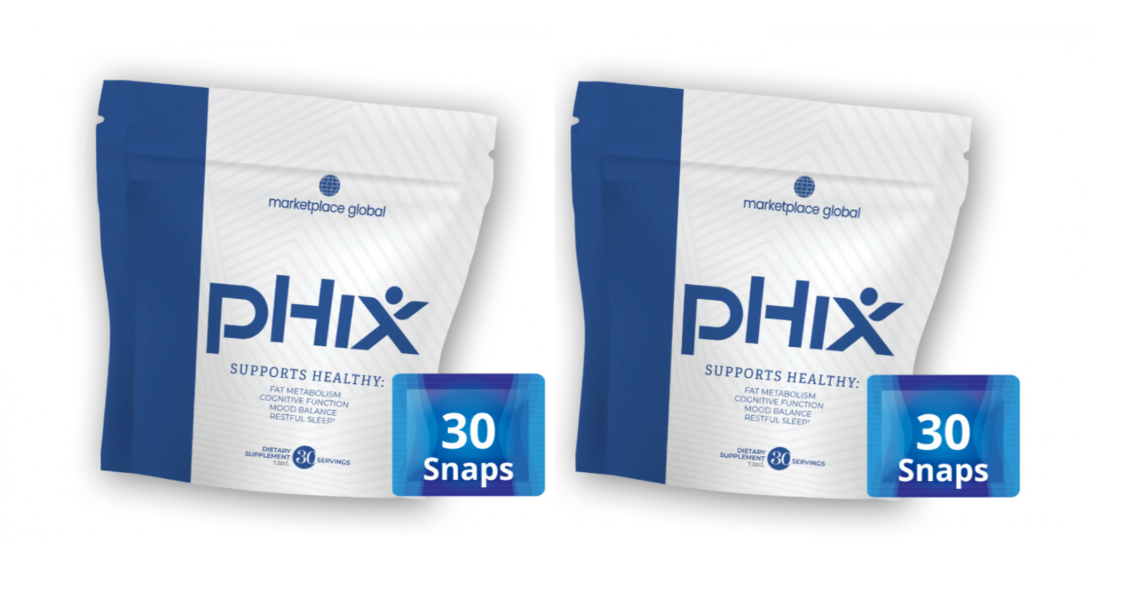Marketplace Global pHix Fat Burning 30 Snap Packs - New/Sealed! Exp 12/2027
