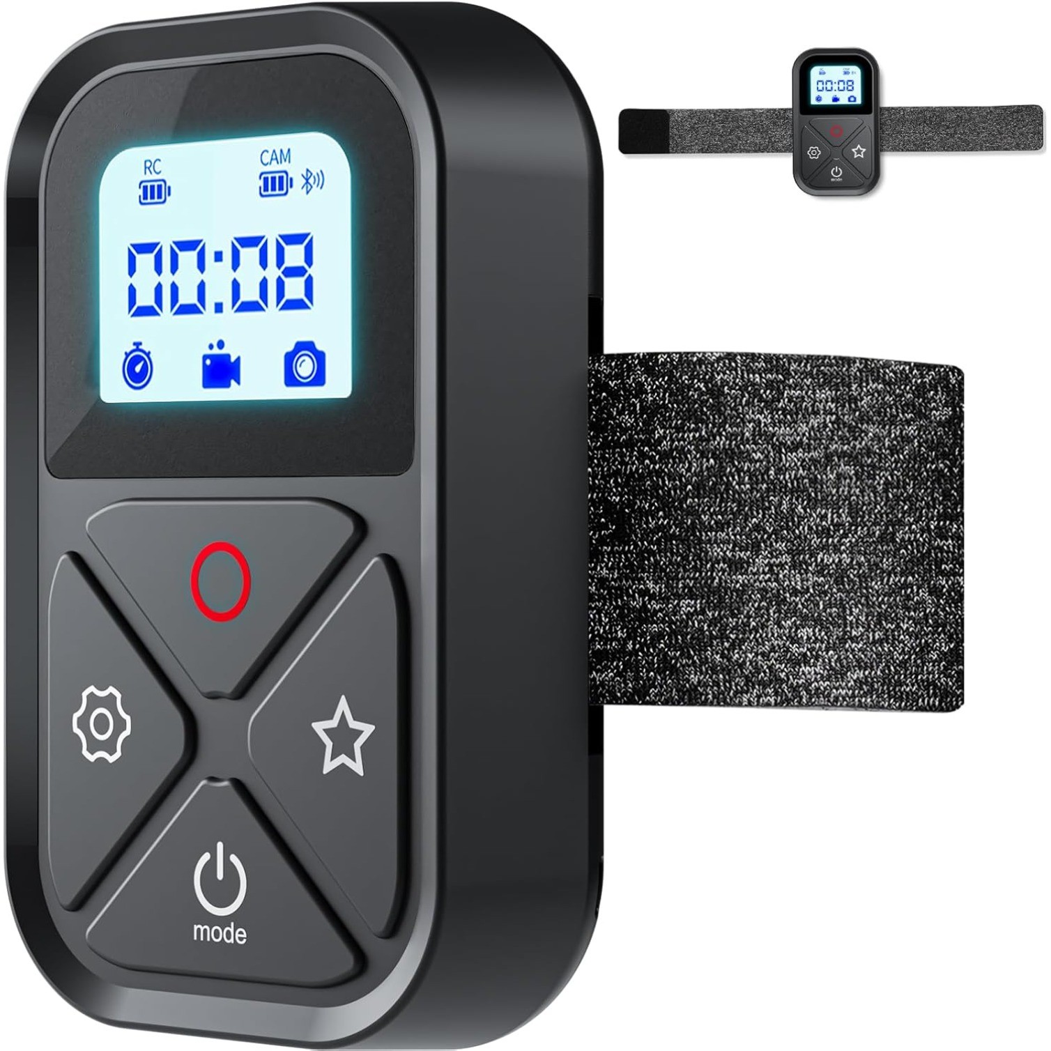 Remote Control for GoPro, Magnetic Wireless Remote Controller with LCD Display