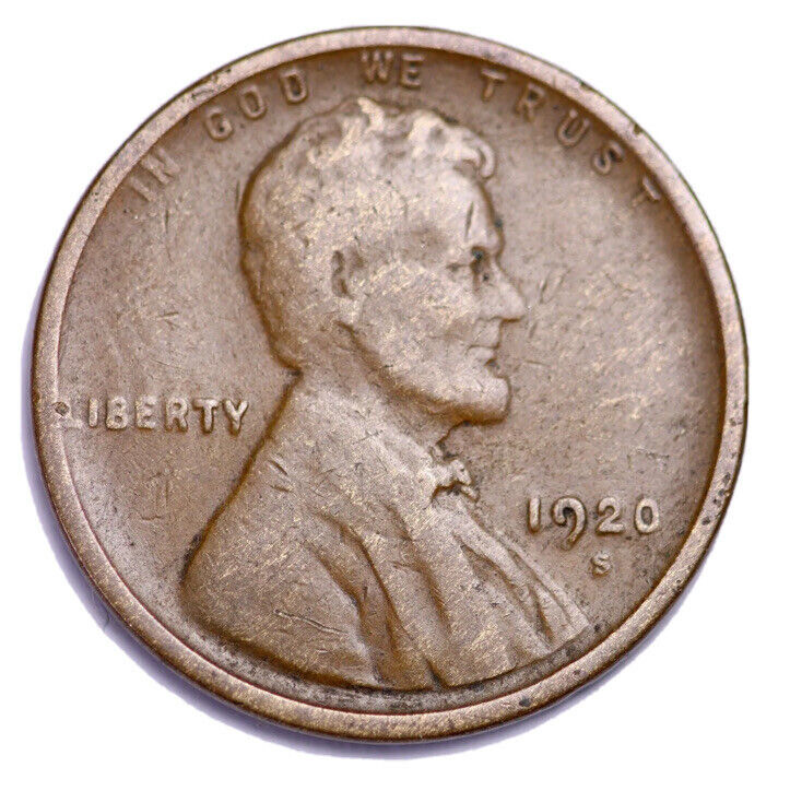 1920-S Lincoln Wheat Cent “Best Value on eBay “ FAST FREE SHIPPING!!