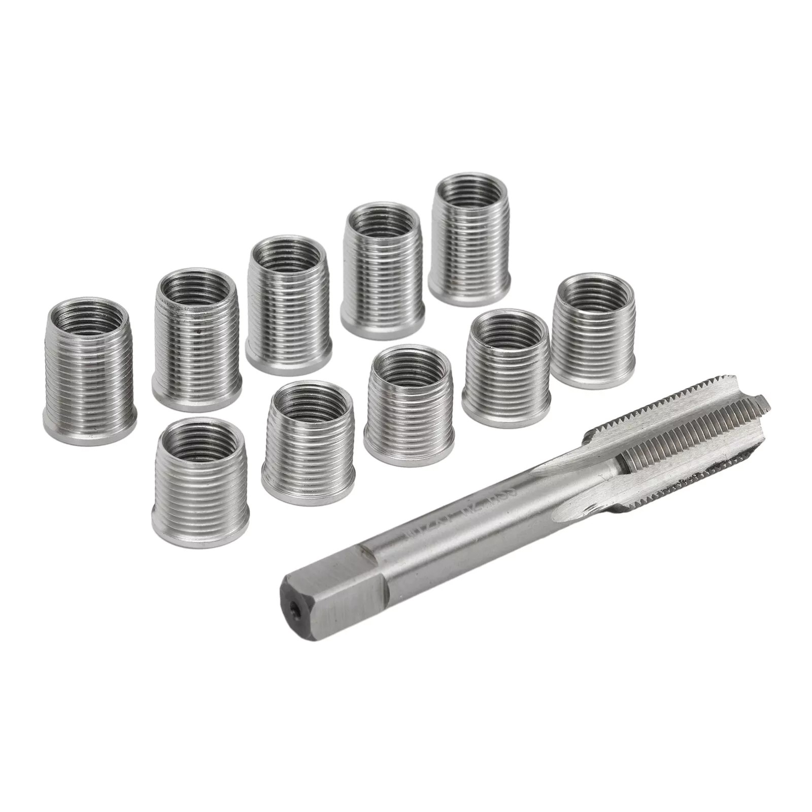 1Set Spark Plug Thread Repair Tool Accessories with M10x1.0 Thread Inserts