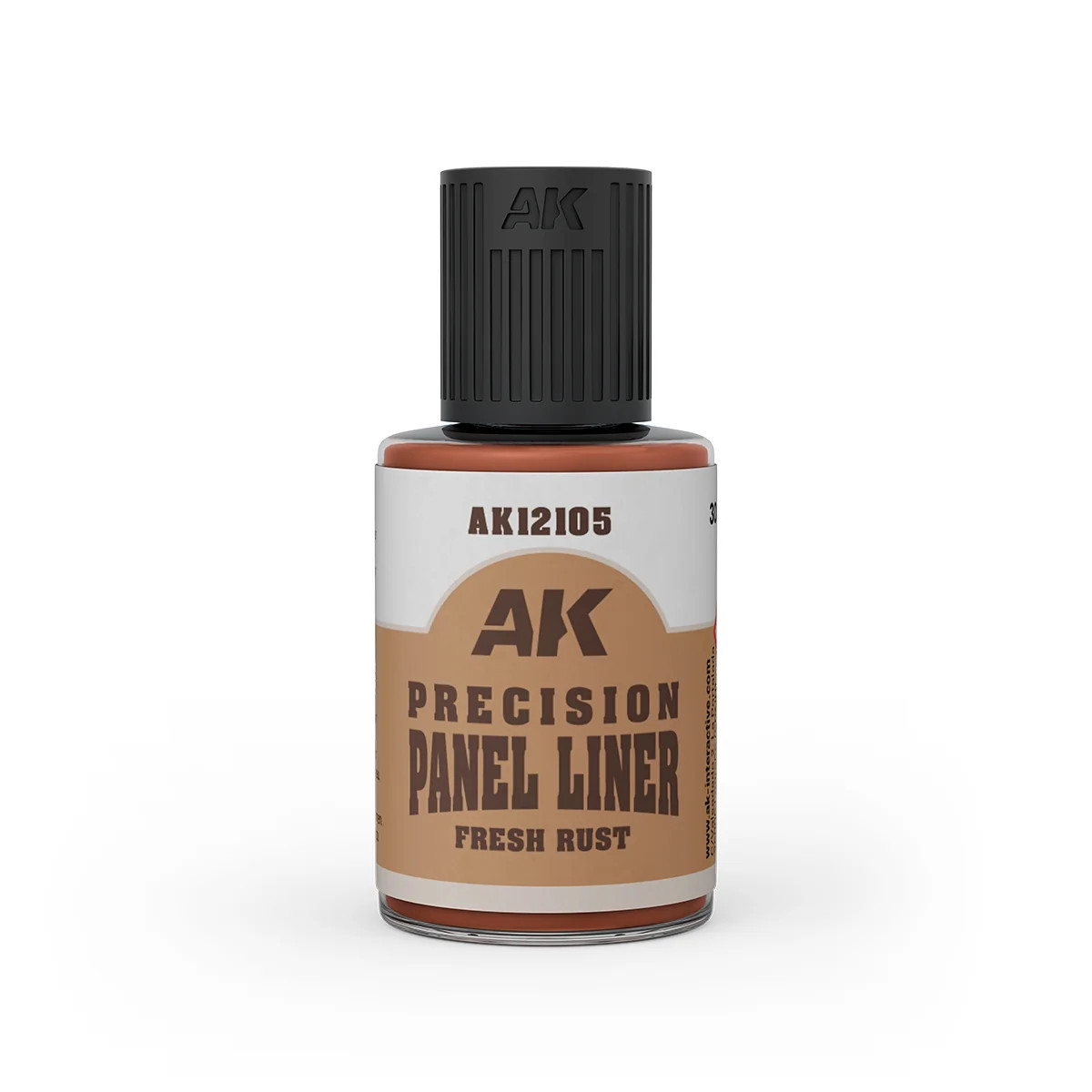 AK Interactive AK12105 Fresh Rust Precision Panel Liner 30ml
