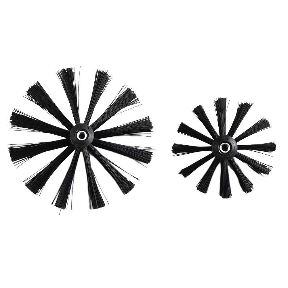 1pc Chimney Brush Nylon Dryer Vent Duct Cleaning Head 100 Mm/150mm M8 Thread