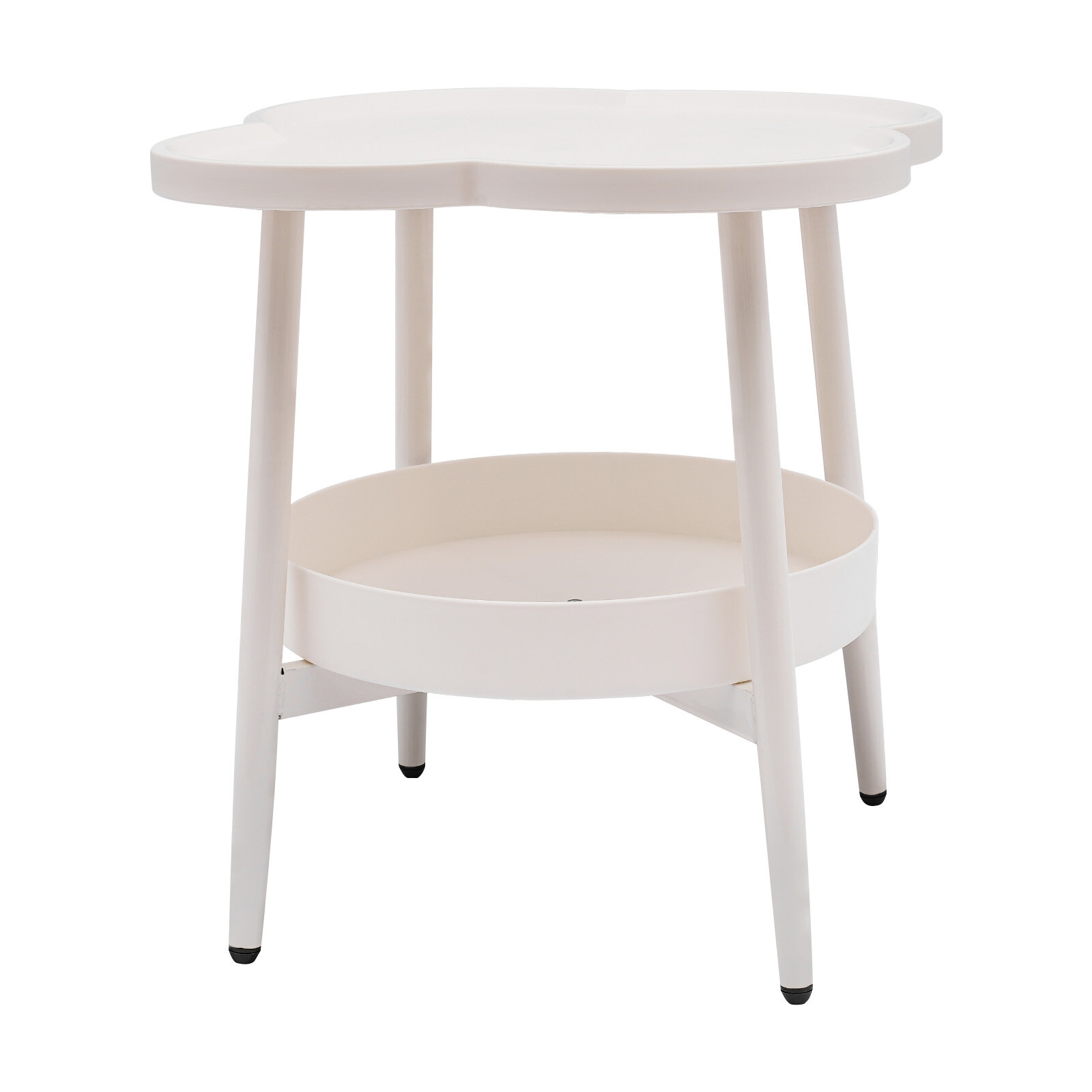 Four-leaf Clover Shape End Table Coffee&Tea Table Sofa Side Snack Table?????