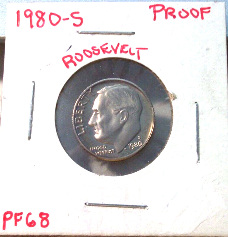 1980 SAN FRANCISCO PROOF ROOSEVELT DIME