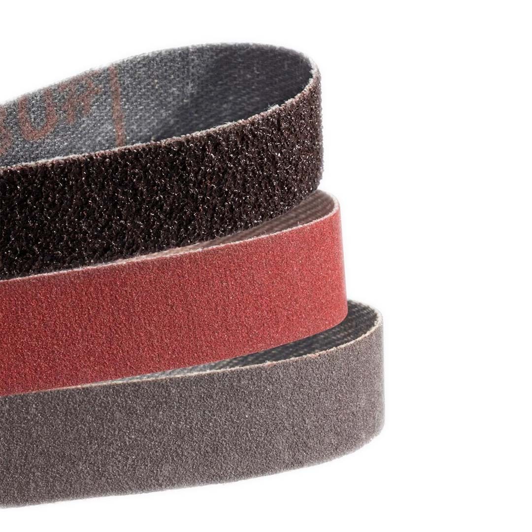 Smiths Sanding Belt Combo Pack, 80, 240, 600 Grit,  0.5" x 12"  #50949
