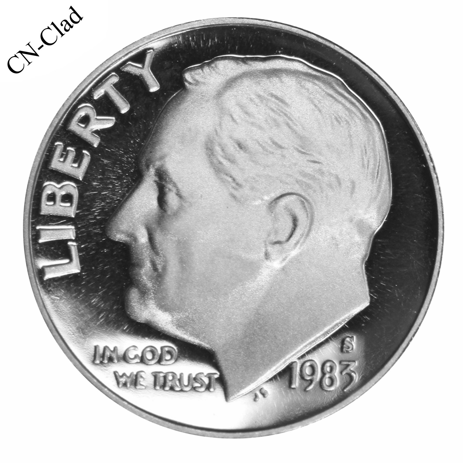 1983 S Roosevelt Dime 10c Gem Deep Cameo Proof CN-Clad US Coin