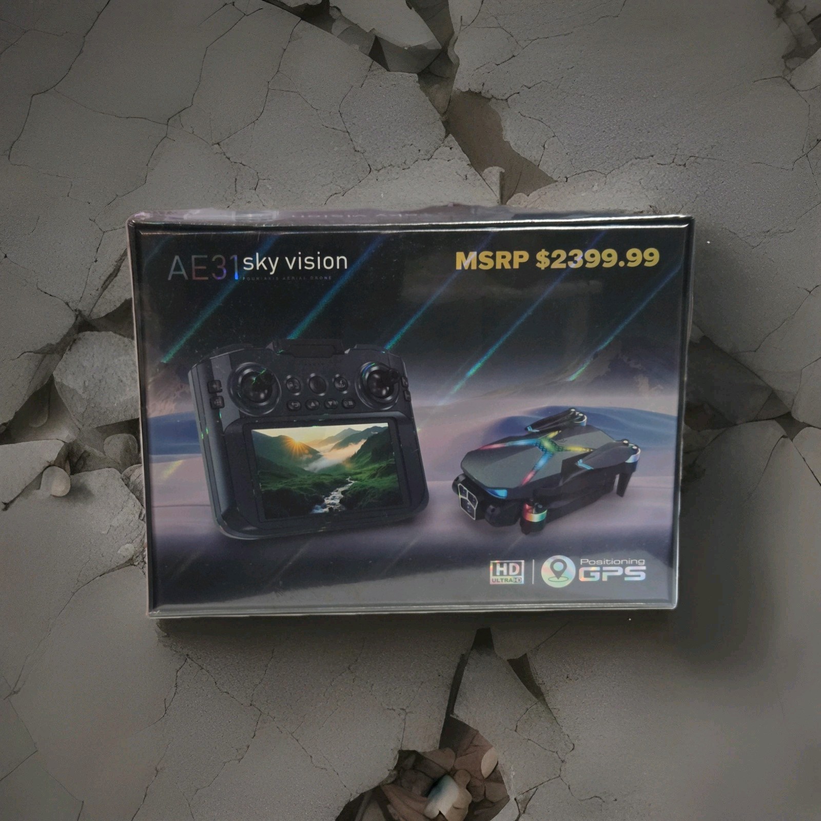 AE31 Sky Vision GPS One-button Return-to-home Four-Axis Aerial Drone