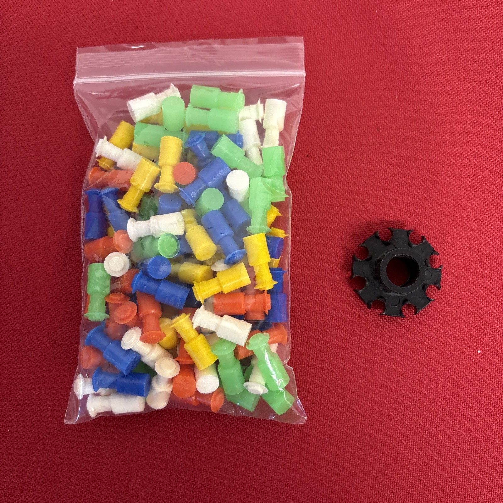 100 Pack of .40 cal Predator Blowgun Stun Darts with 8 Point Dart Quiver