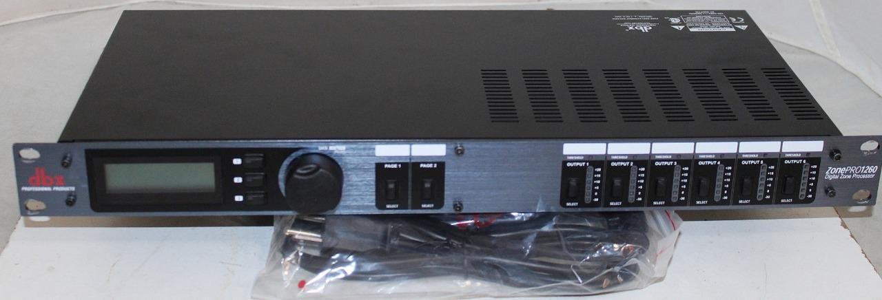 dbx ZonePRO 1260 12x6 Digital Zone Signal Processor - New