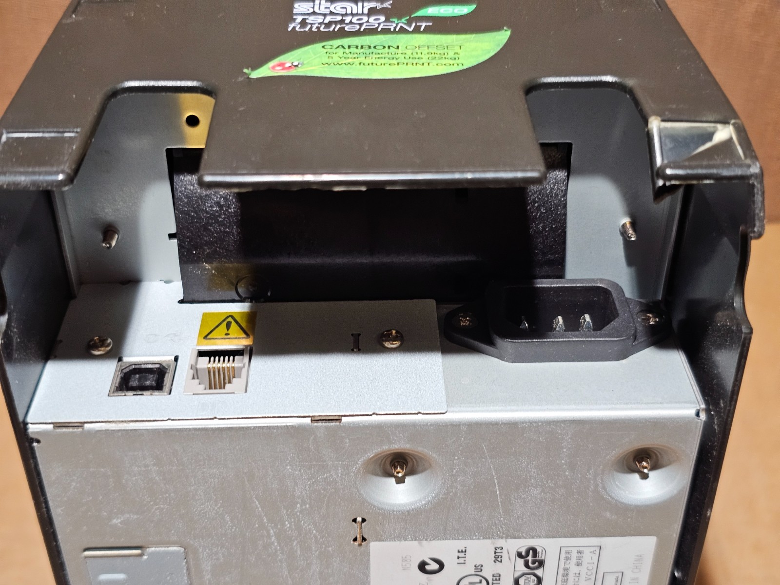 2xStar Micronics TSP100II Eco futurePRNT Receipt POS Printer USB 143IIU - Square