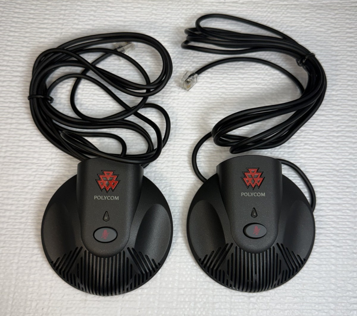 Polycom SoundStation 2 Lot of 2 Extended Microphones 2201-07155-605