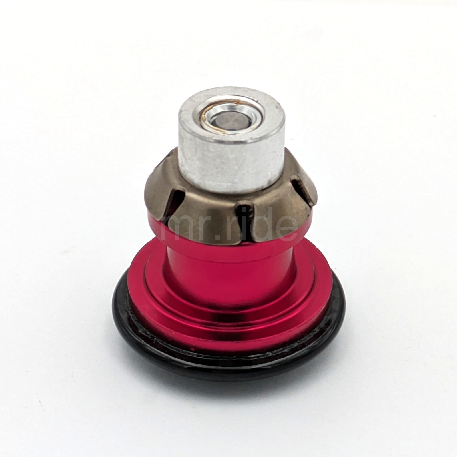 mr-ride Fork Steerer compressor/Expander plug W/ carbon Top Cap 1 1/8" Red