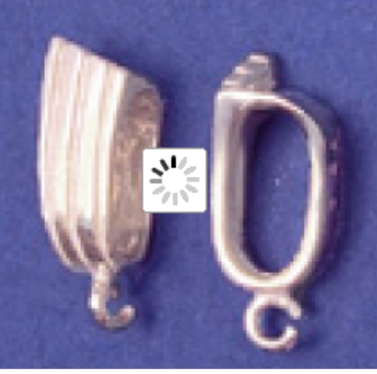 Slider Dangle Bails - Jewelry Component - Sterling Silver - 5pcs