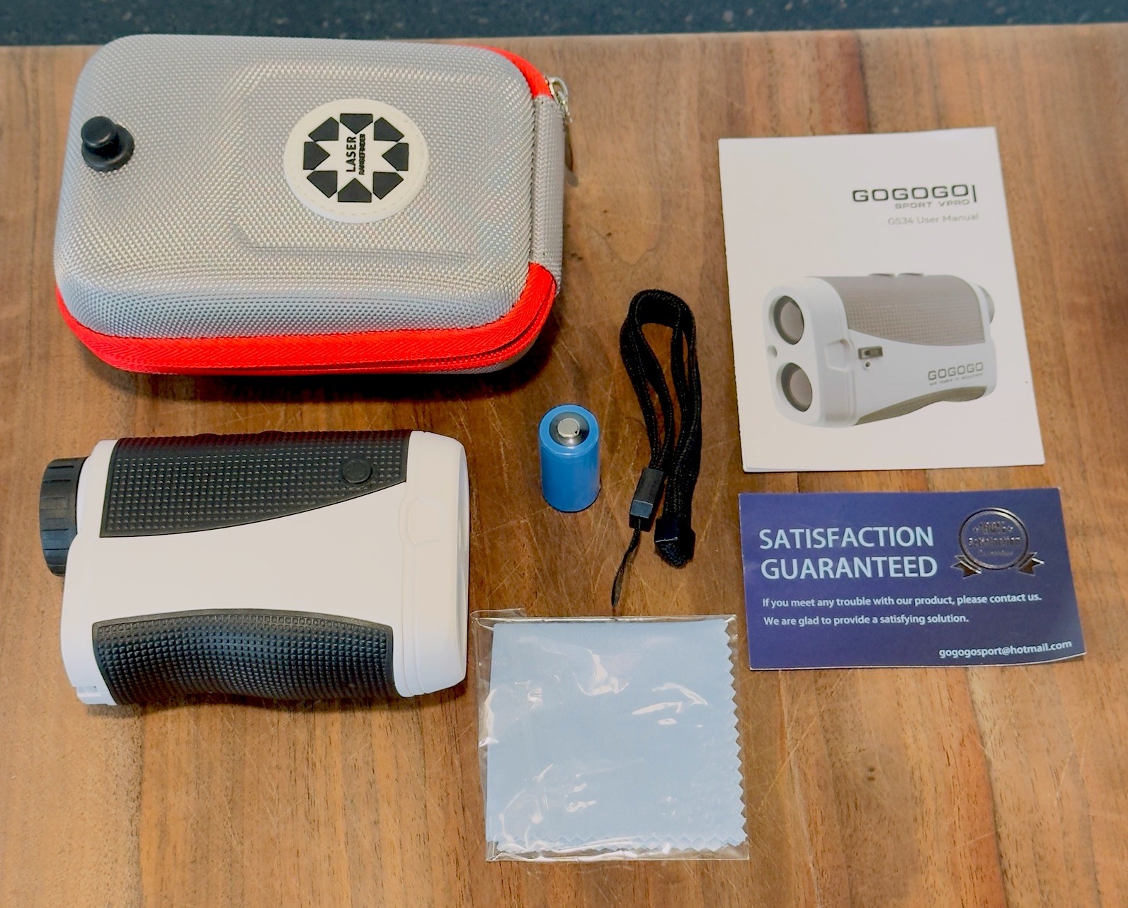 Gogogo Laser Rangefinder 6X for Golf & Hunting Range Finder Distance Measuring