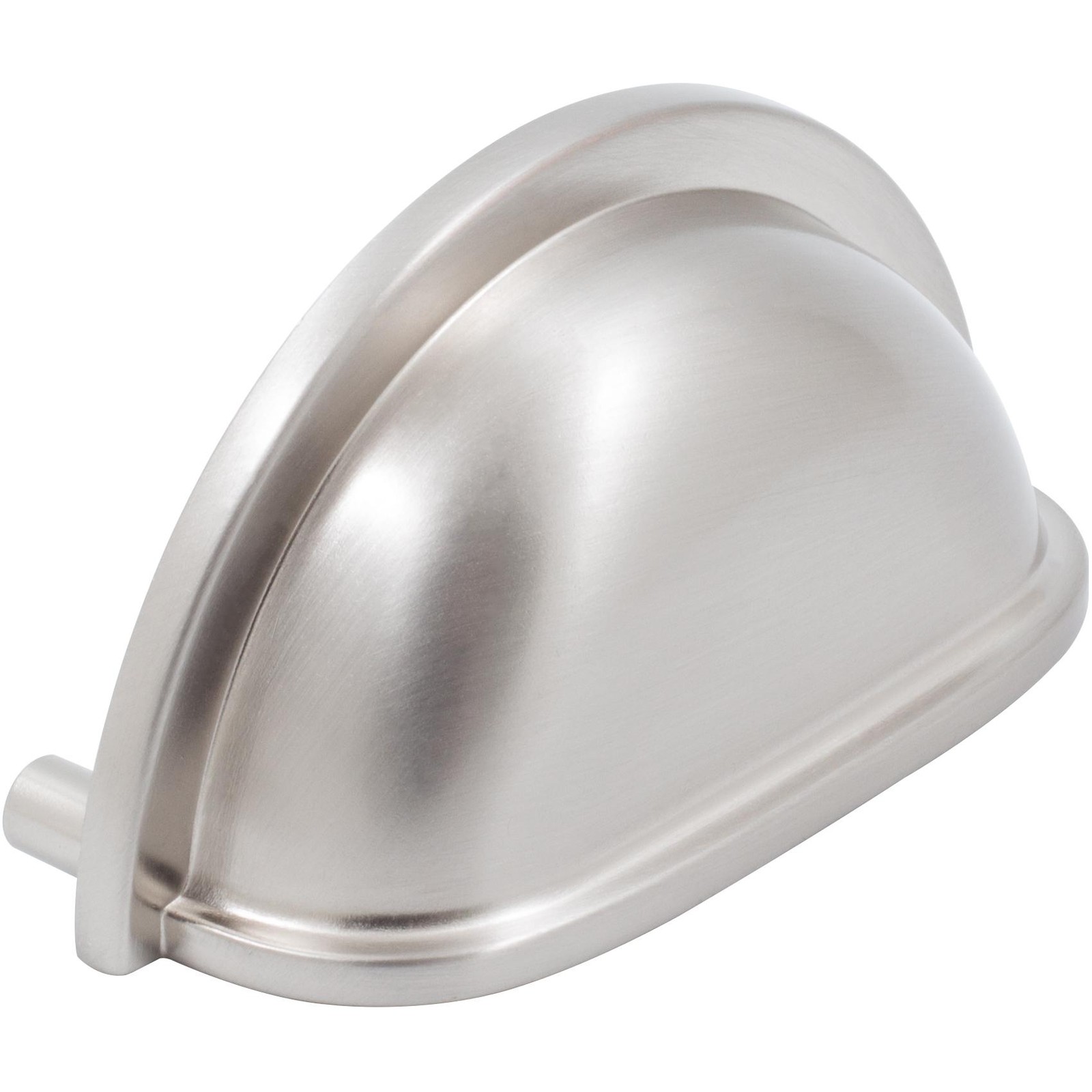 Estate Cup Cabinet Pull, 3 Inches, Satin Nickel by Stone Harbor Hardware