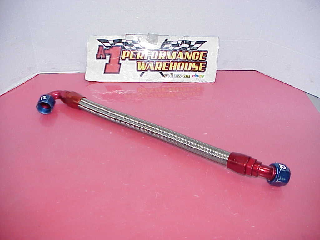 XRP 18" Stainless Hose / Line with -12 AN 45° & 120° Reusable Fittings JU5