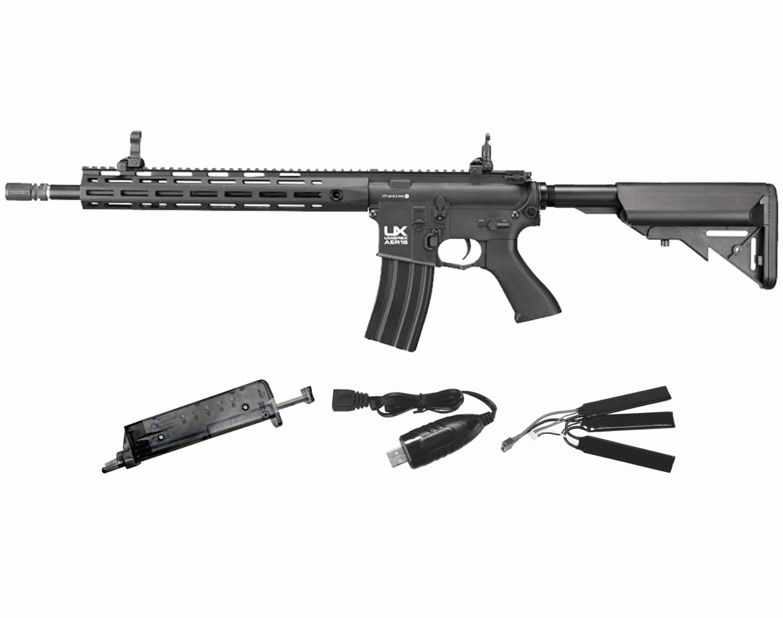 Umarex AER16 .177 Caliber Electric-Powered Full Auto Air Rifle 2252126