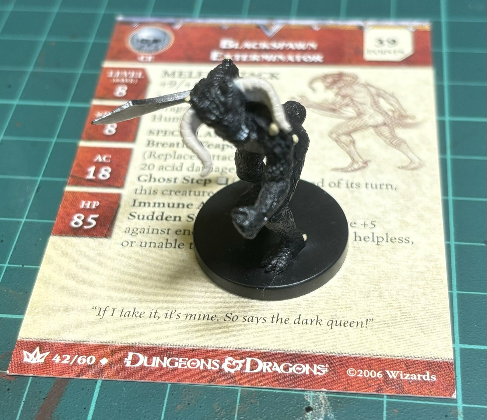 DDM Dungeons Dragons Blackspawn Exterminator 42/60 War of the Queen D&D U Mint