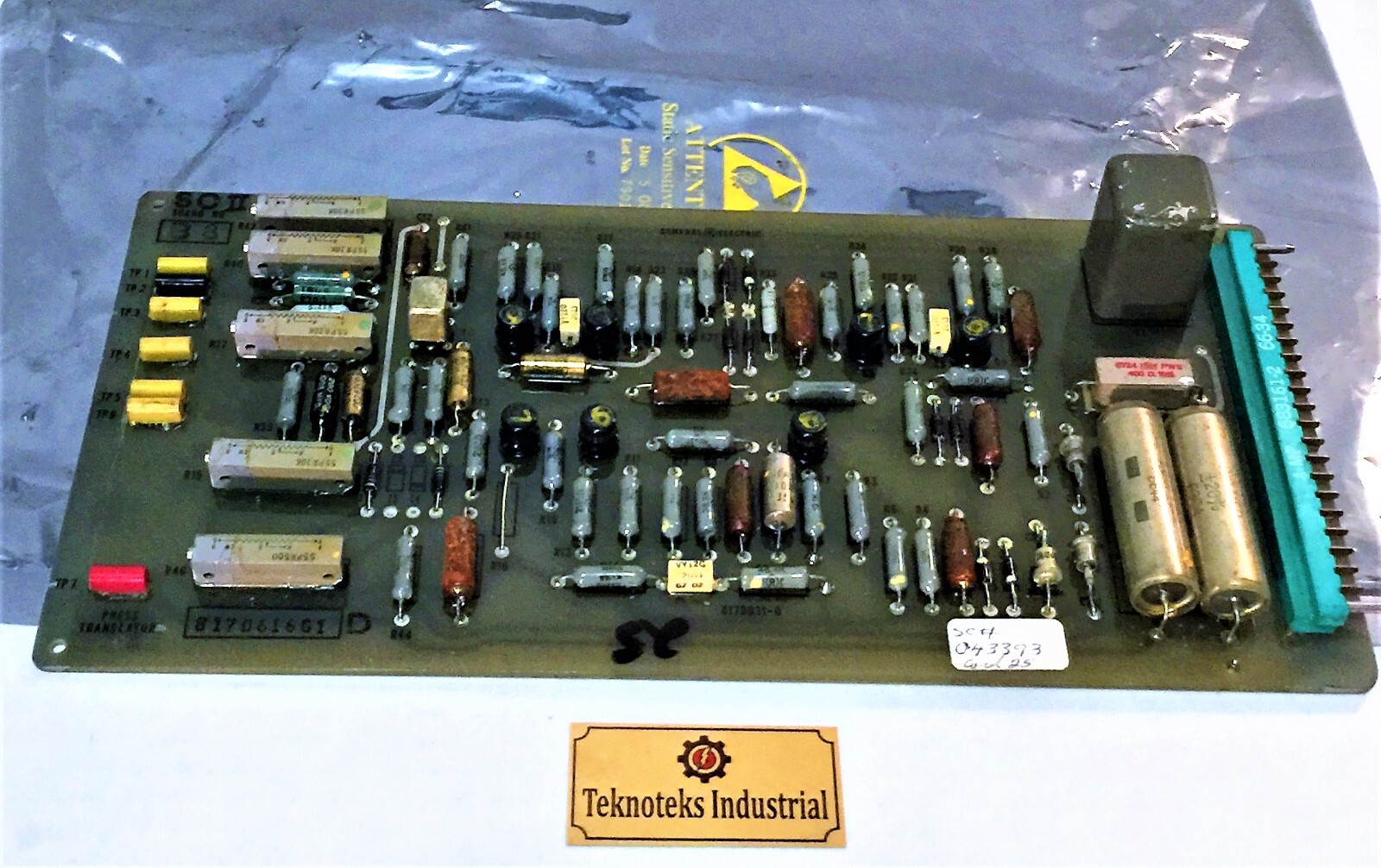 GENERAL ELECTRIC  817D616G1 / D   PRESS TRANSLATOR  BOARD  817D616G1