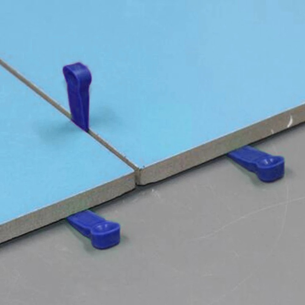 Plastic 100Pcs Tile Spacers reusable positioning Clips Wall Flooring Tiling Tool