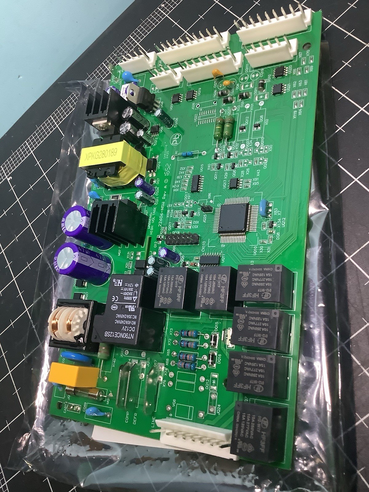 Main Board Single Evap & Speed Compressor Model 22606-NSW. REV A