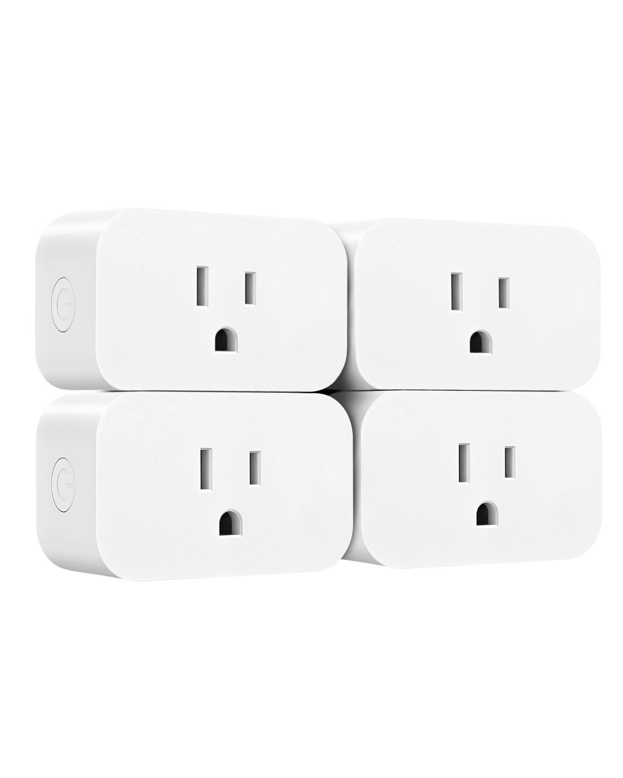 4 Pack Matter Smart Plug, Work with Alexa, Apple Home, Google, SmartThings