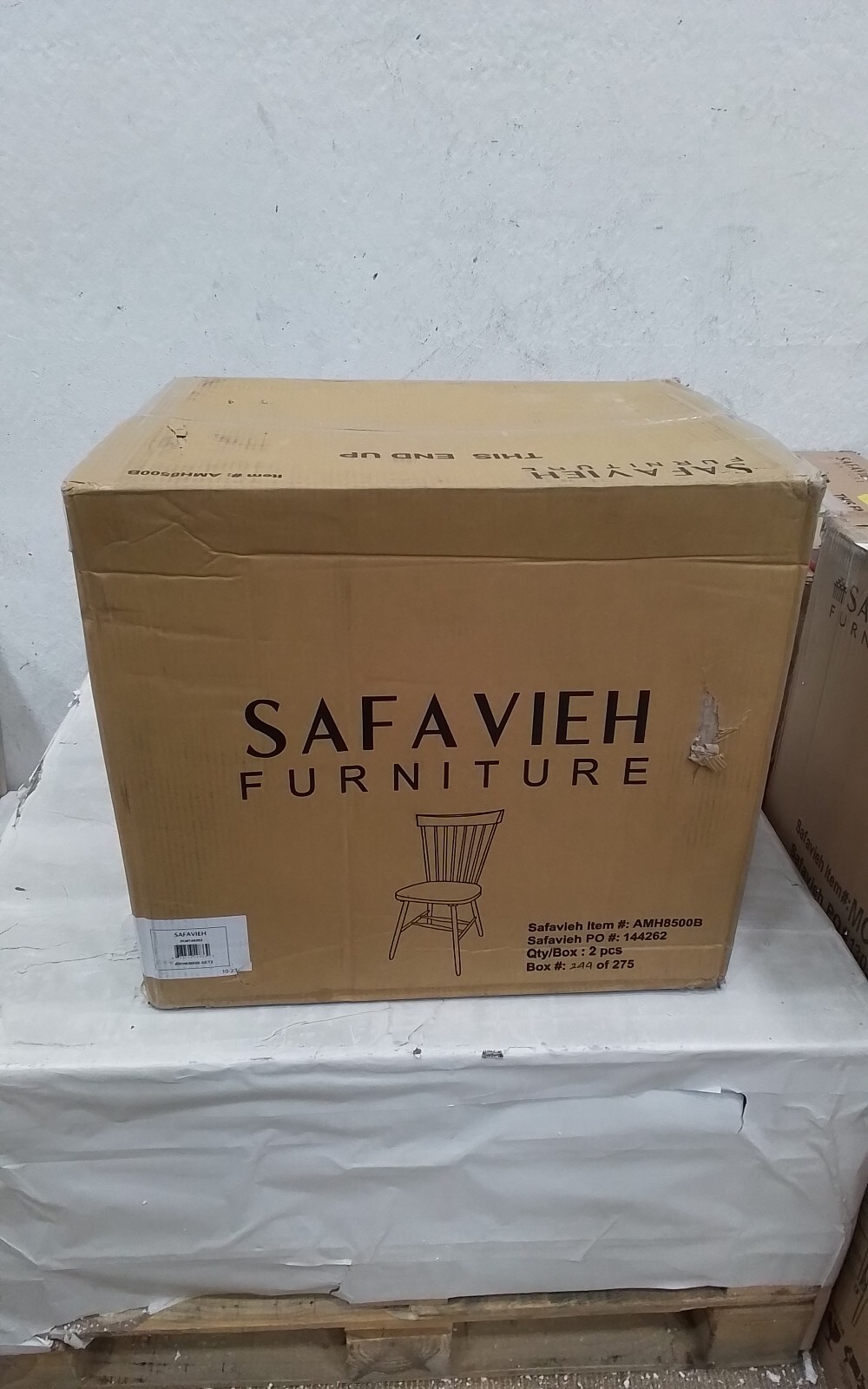 Safavieh PARKER SPINDEL SIDE CHAIR, Reduced Price 2172733950 AMH8500B