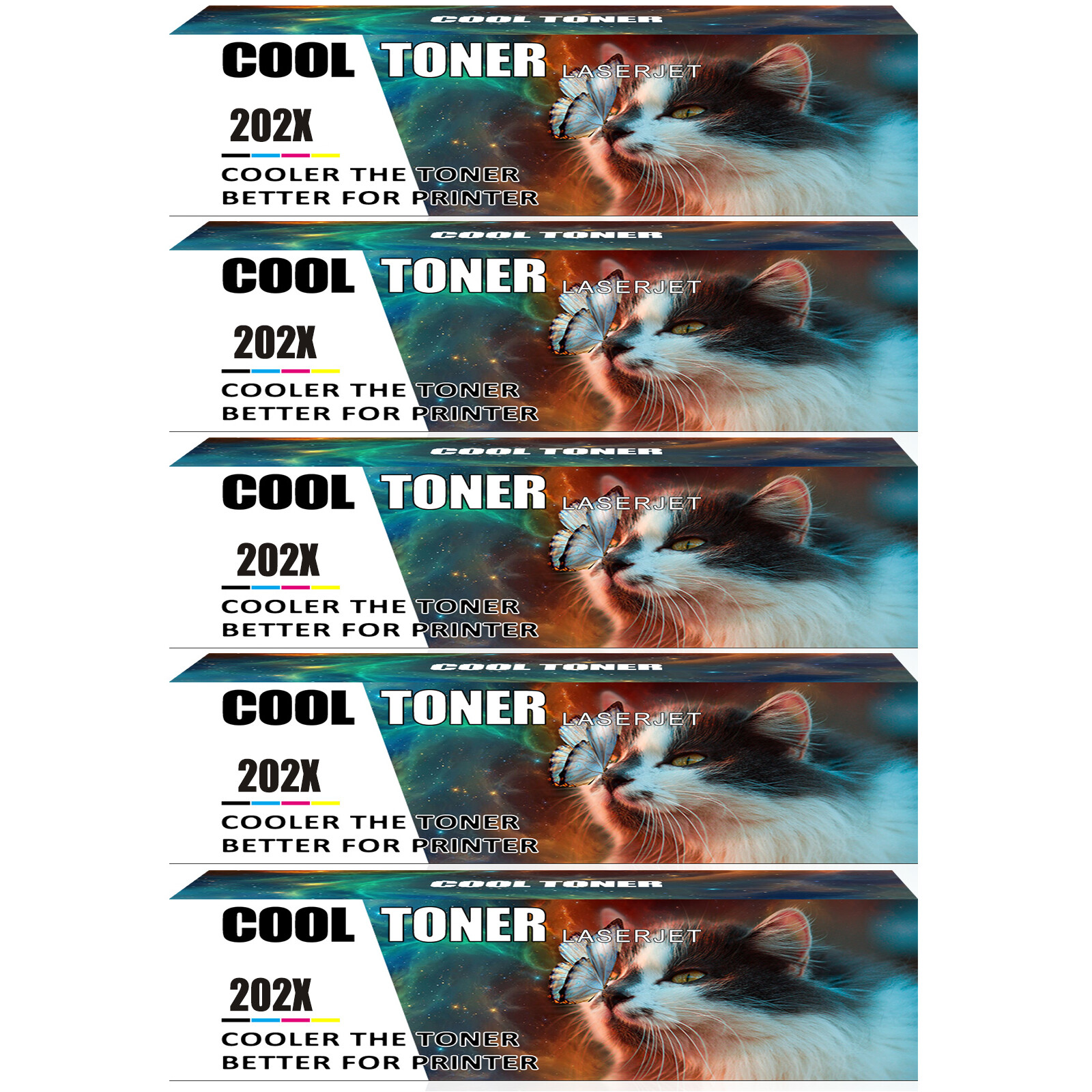 Toner For HP CF500A 202A CF500X 202X Color LaserJet Pro MFP M281fdw M254dw M281