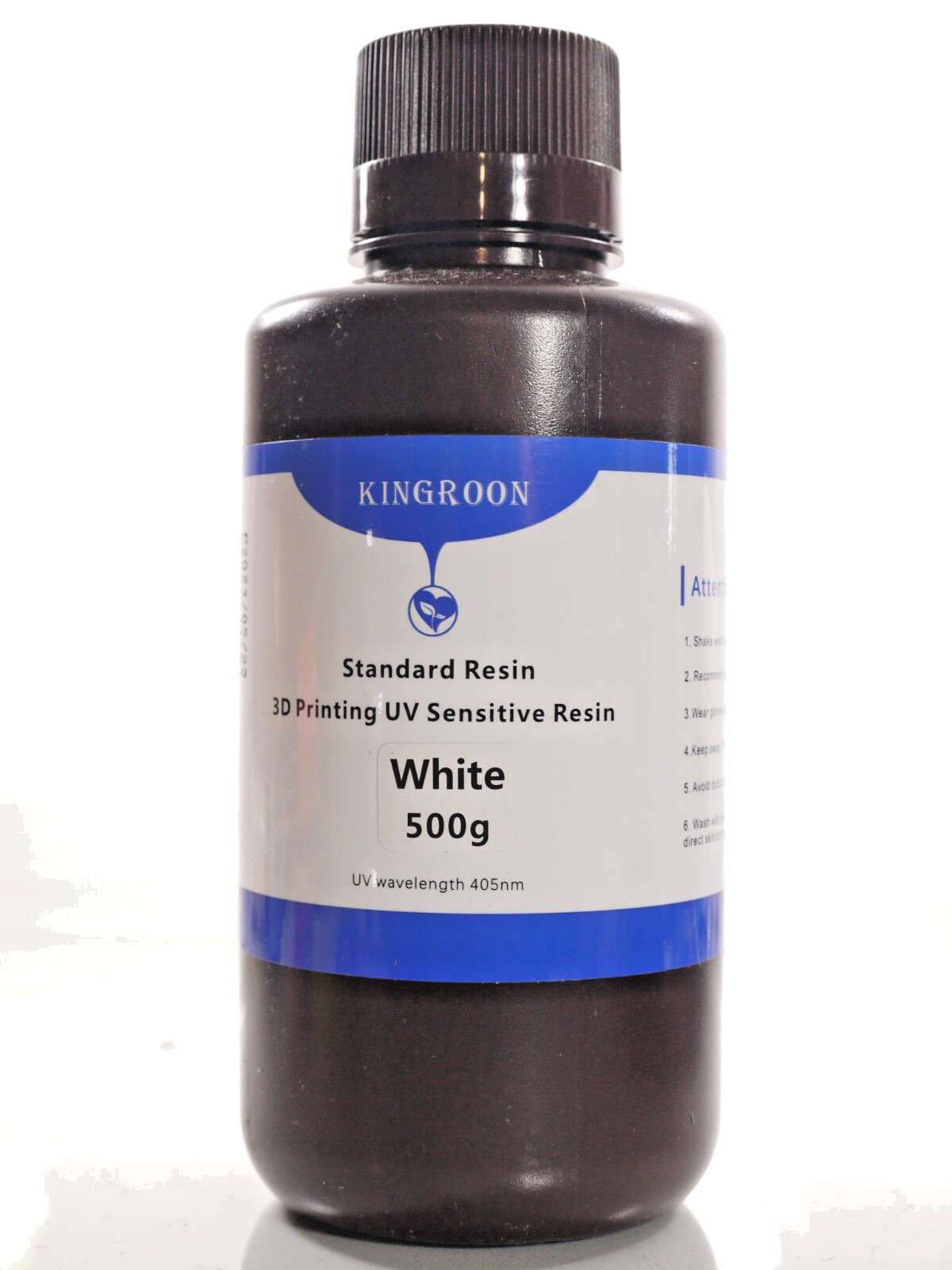 KINGROOM STANDARD RESIN 3D PRINTING UV SENDITIVE RESIN 500G IN WHITE