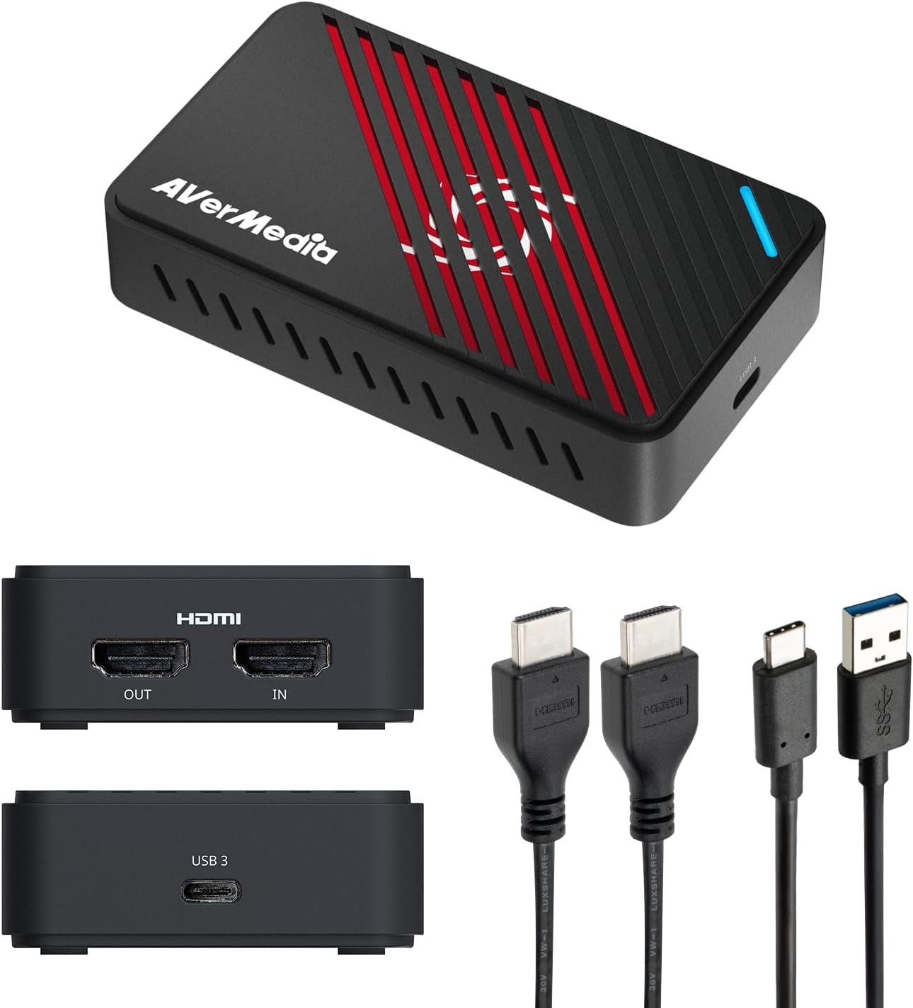 AVerMedia GC553Pro Live Gamer ULTRA S 4K HDMI, USB 3.2 Video Capture Card, Black