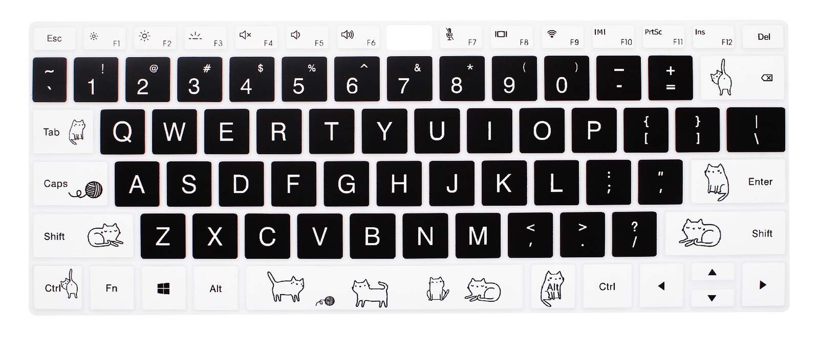 HRH Soft-Touch Ultra Thin Protective Skin Silicone Keyboard Cover for Huawei ...