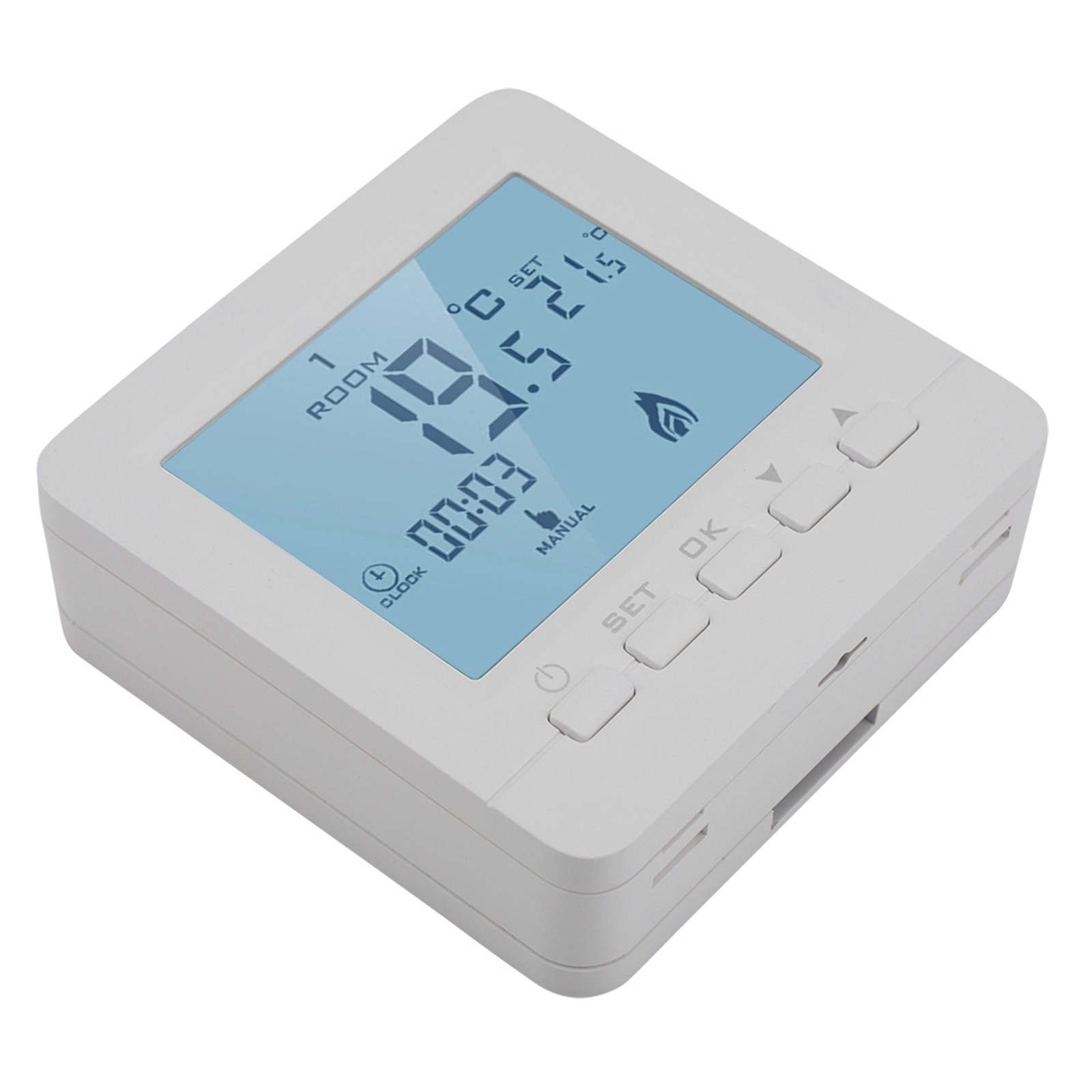 LCD Digital Thermostat With Data Memory Function For Office Spaces