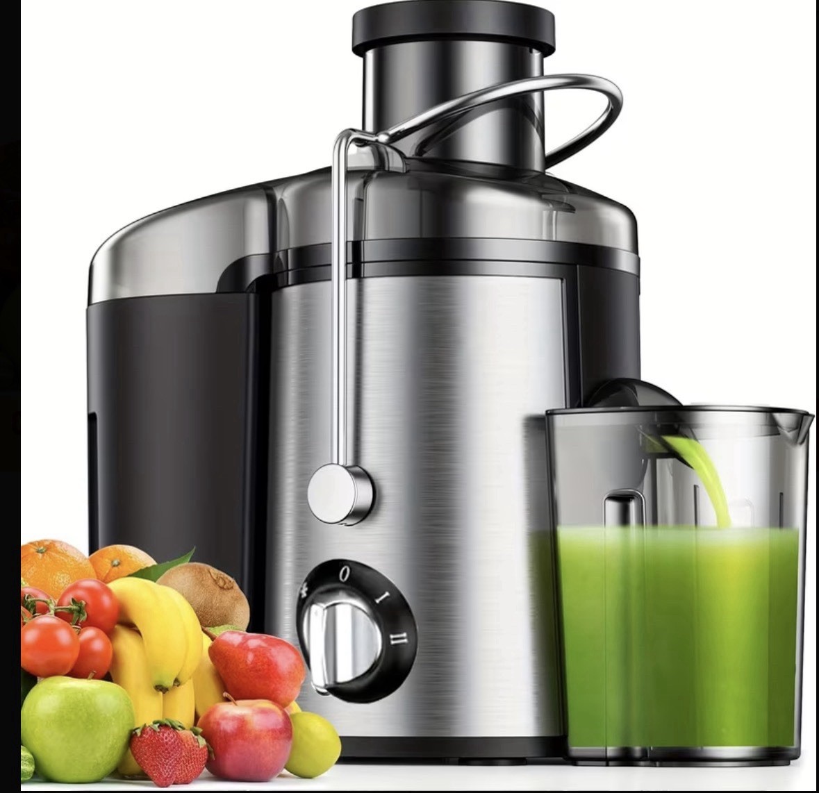 Centrifugal Juicer Machine 2 Speed Control Wide Mouth Easy Clean Safe Design New