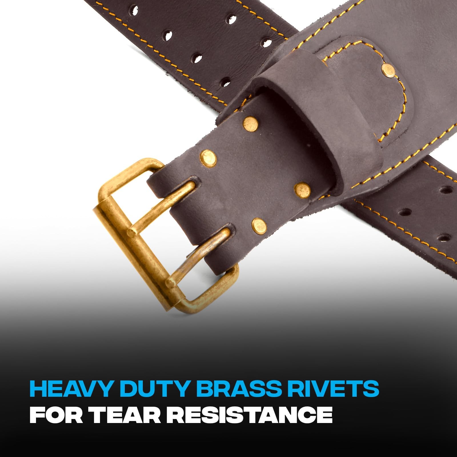 Top Grain Leather Tool Belt Adjustable Heavy Duty Durable for Professionals