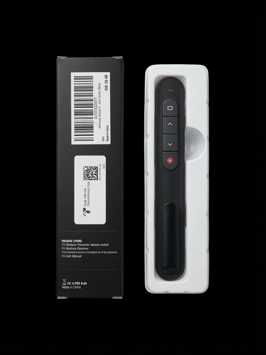 DinoFire Wireless Presenter Clicker Remote Red Laser Pointer USB PowerPoint PPT