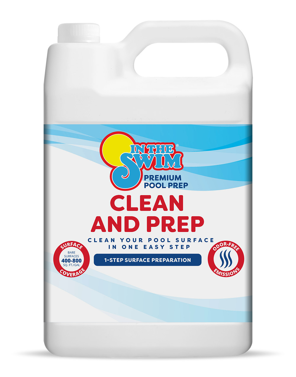 In The Swim Clean and Prep - Pool Surface Cleaner - Removes Oil, Dirt, Salt, and