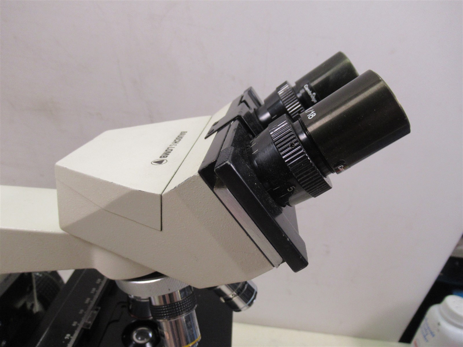 Cambridge Instruments Binocular Microscope Galen III Bausch & Lomb 4 Objectives