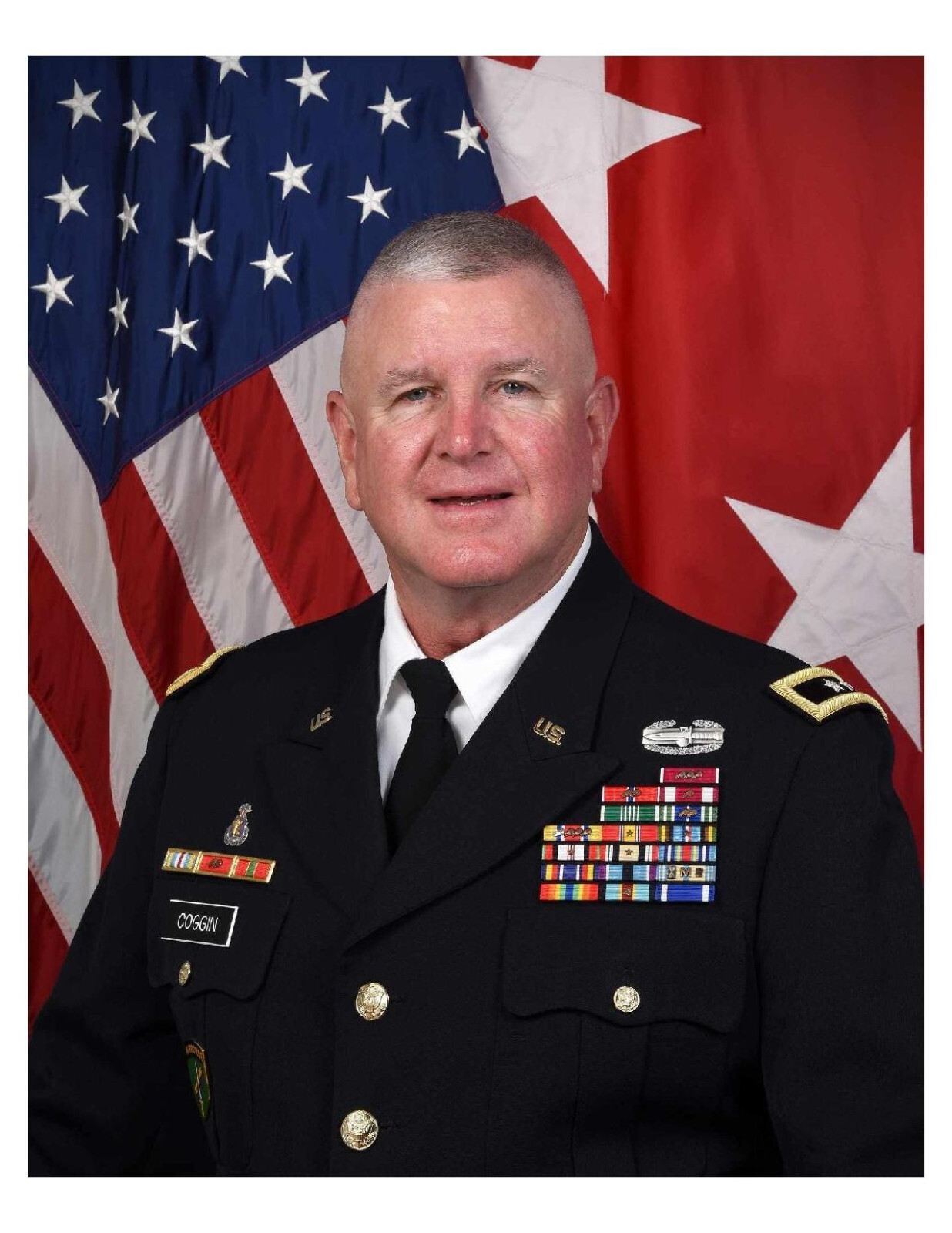 United States Army General Jeffrey C. Coggin 8x10 Photo #2 On 8.5" x 11"