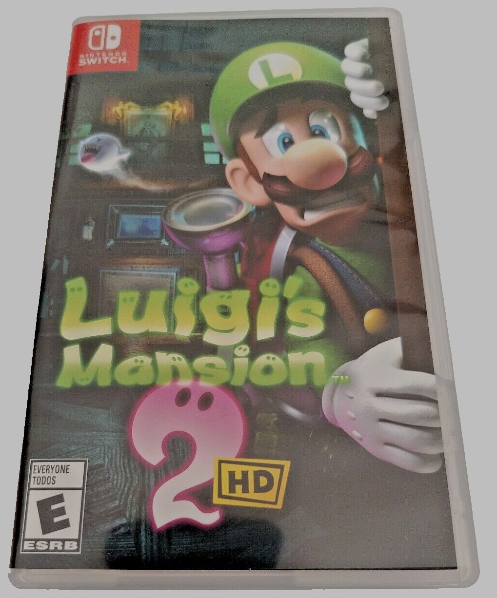 Authentic OEM Box Case & Artwork for Nintendo Switch Luigi 2