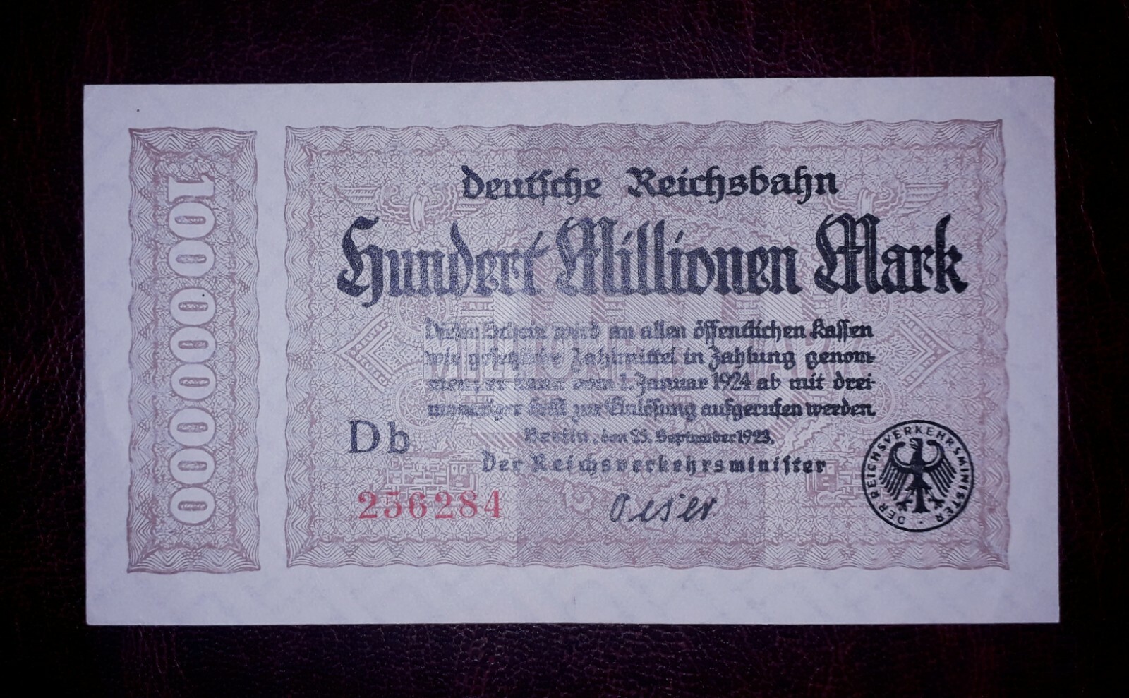 Germany 1 mln mark banknote,1923year,good condition