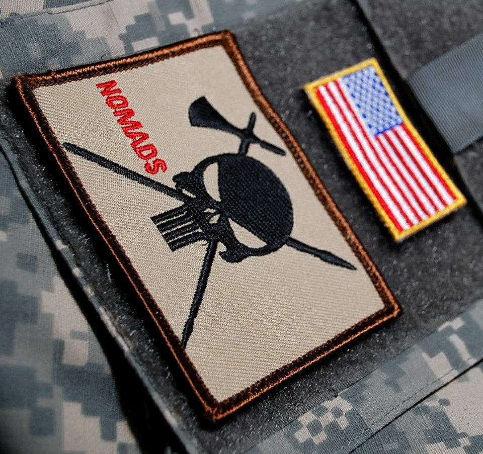 KANDAHAR DAESH BASHER USMC GHOST RECON SPECIAL OPS SSI: NOMADS + US FLAG