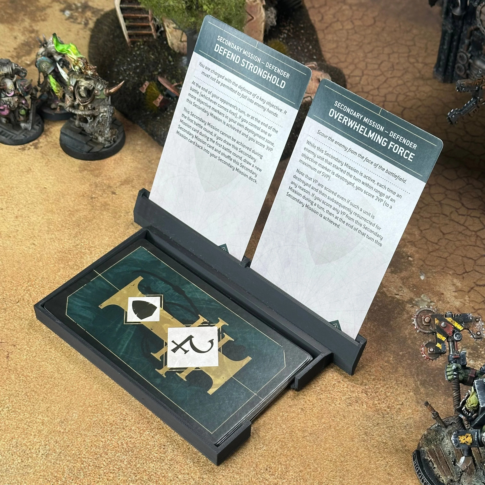 Mission Deck Card Stand & Holder by Fat Dwarf
