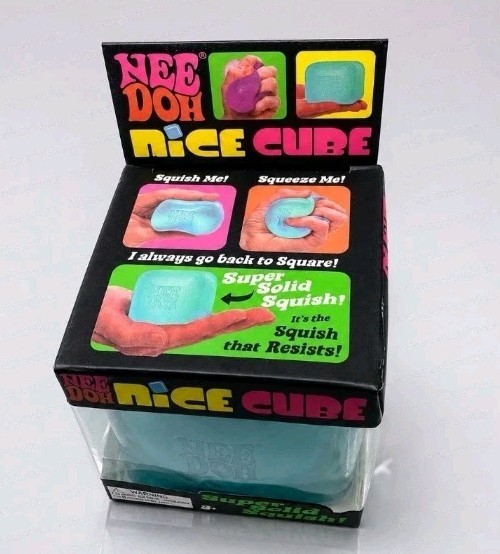 Nee Doh Nice Cube Blue